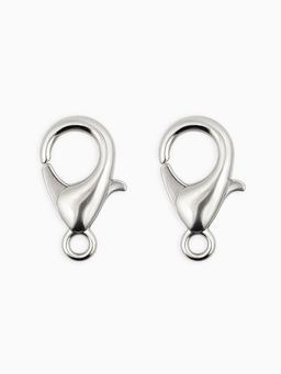 Набор для создания украшений "Минимум" колечки, кримпы, цепочки, цвет серебро