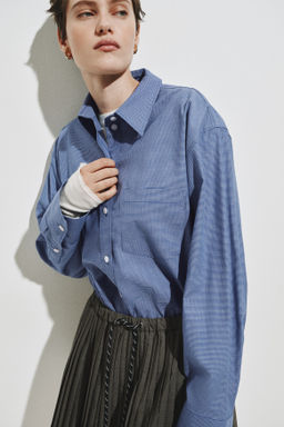 Camisa oversize en popelina de algod?n - H&m фото 6