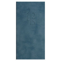 Еженедельник датированный 2026 ESCALADA, 80х165 мм, 64 л., арт. 70373/ 40 ТИВОЛИ ГЛОСС СИНИЙ