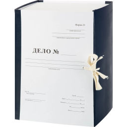 Короб архивный Attache Дело Форма 21,150мм карт/ бумв.син. кореш,.разборный