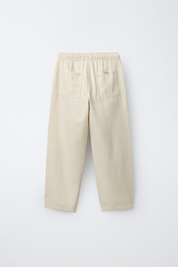 PANTAL?N SARGA FLUIDO STRAIGHT / Crudo - Zara фото 7