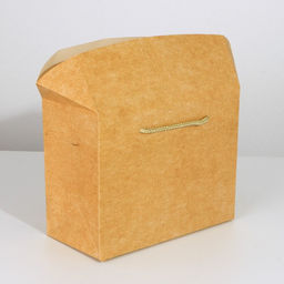 Пакеткоробка Крафтовый, 23 18 11 см - Дарите счастье фото 4