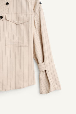 STRPD PCKT SHRT - Zara фото 6