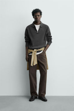POLO RELAXED FIT ESTRUCTURA / rayas - Zara фото 2