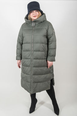 Пальто Luxury Moda 1169 зеленый