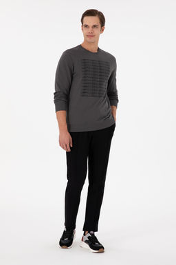 Мужской свитшот антрацитового цвета Неожиданная скидка в корзине - U.s. polo assn фото 11