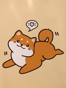 Обложка для паспорта Аниме Shiba inu love, плотность 560 мкм