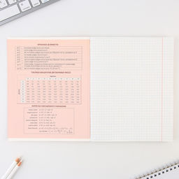 Предметная тетрадь, 48 листов, ГРАДИЕНТ, со справ. мат. Алгебра, обложка мелованный картон 230 гр., внутренний блок в клетку 80 гр., белизна 96%,блок №1 - Artfox study фото 3