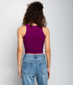 Майка #ОКТ1648, фиолетовый - Dommod фото 3