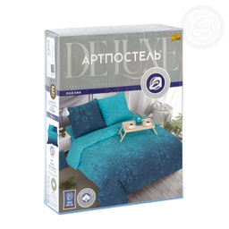 Постельное белье Притяжение (поплин DE LUXE) Евро/Пододеяльник: 1 шт. - 215*200; Простыня: 1 шт. - 215*240; Наволочка: 2 шт. - 70*70; DE LUXE - Артпостель фото 7