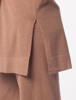 VILATTE / Длинный свитер тонкой вязки с мягкой шерстью мериноса  фото 2