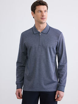 Polo Yaka Erkek Sweatshirt