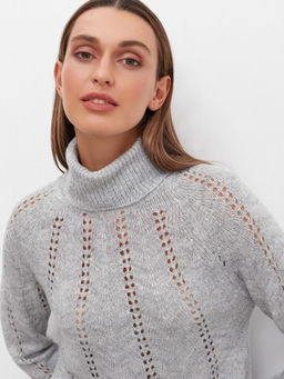 Conso/KJL 220620 - light grey Джемпер женский