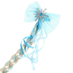 Коса на зажиме Снежная принцесса, 50 см - Simaland фото 3