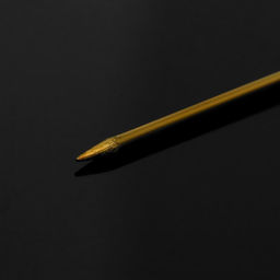 Основа Брошь-игла с бусиной d=1 см (набор 5шт), L=7,5 см,площадка 1,5см, цвет золото - Queen fair фото 2