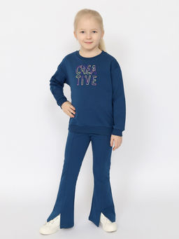 CRB wear/CSKG 70467-41-395 Брюки для девочки,темно-синий/Ex.Cherubino  фото 4