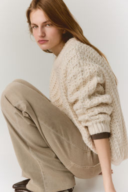 Jersey en punto trenzado - H&m фото 5