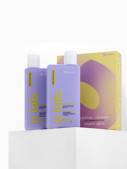 Подарочный набор «Защита цвета»: шампунь 250 мл, бальзам 250 мл, Ural Lab