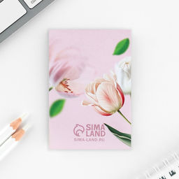 Цена за 2 шт. Подарочный набор: блокнот, карандаши (2 шт.) и значок 8 марта - Artfox фото 4