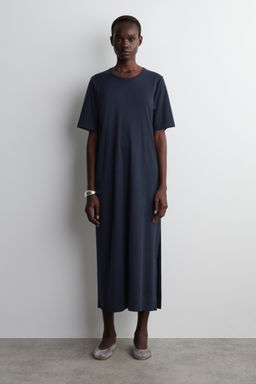 VESTIDO MIDI DE ALGOD?N CON CINTUR?N - H&m фото 5