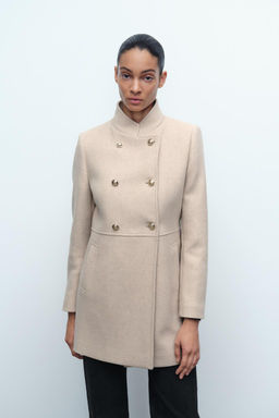 WOOL BLEND DOUBLE-BREASTED COAT - Zara фото 25