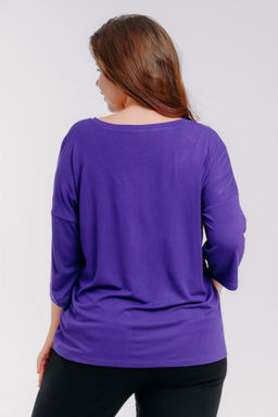 Футболка женская из вискозы Марина сочная ежевика