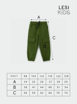 Брюки карго, хаки - Lesi kids фото 34
