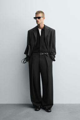 PINSTRIPED PLEATED TROUSERS - Zara фото 12