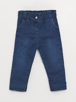 Beli Lastikli Basic K?z Bebek Jean Pantolon - Waikiki фото 3