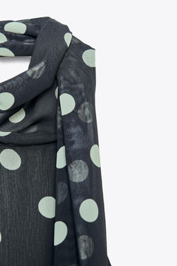 POLKA DOT HALTER TOP - Zara фото 5