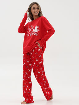 Комплект жен.арт.1212-4,красно-белый