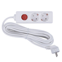S-GCU2-5B WHITE Удлинитель серии Ultra, шнур 5м., 2 гнезда, 16A, с/з. Белый. TM Uniel