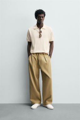 POLO PUNTO REGULAR FIT / Crudo