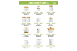 Сахарница 270 мл 9*9*10 см Птички на ветке - Elan gallery фото 5