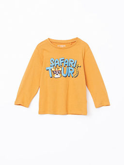 Bisiklet Yaka Bask?l? Erkek ?ocuk Pijama Tak?m