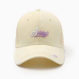 Кепка женская MINAKU, светло-жёлтая, размер 58, хлопок 100%