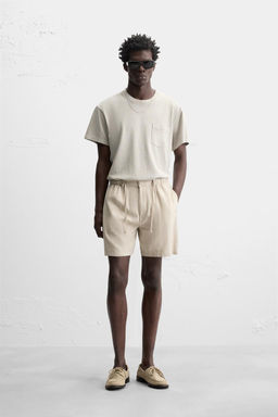BERMUDA SHORTS LINEN BLEND