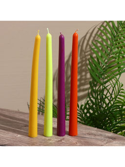 Свеча тонкая 2х2х25 см, соевый воск МИКС