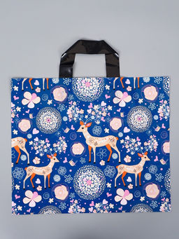 Цена за 50 шт. Пакет с петлевой ручкой "Лес" 35 х 30 х 8, см, 60 мкм