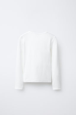 PLAIN T-SHIRT WITH MODAL - Zara фото 2