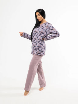 Пижама женская, цвет бежевый