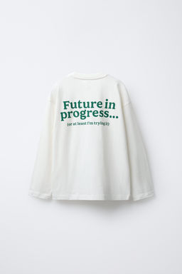 SLOGAN PRINT T-SHIRT - Zara фото 2
