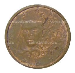 2 евроцента 2000 года Франция