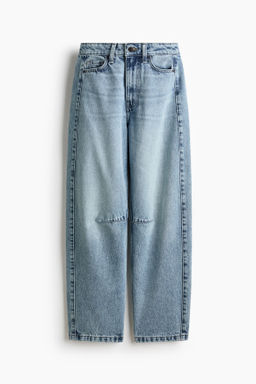 Barrel High Waist Ankle Jeans