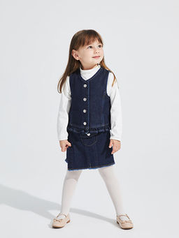 Basic K?z Bebek ?ort Etek ve K?lotlu ?orap 2li