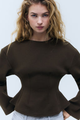 Top interlock con cintura entallada - H&m фото 6