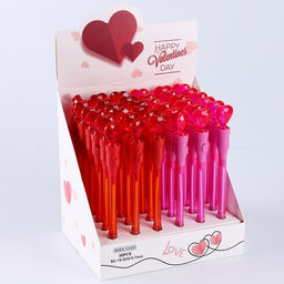 Цена за 36 шт. Ручка световая Сердце, синие чернила, МИКС - Simaland фото 7