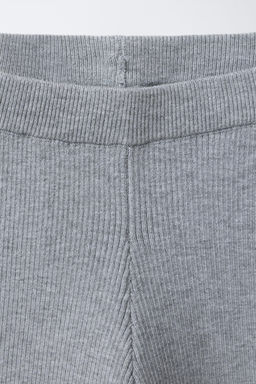 FLARE RIBBED LEGGINGS - Zara фото 3