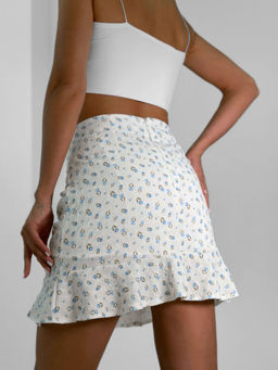 Юбка Алексия (белый) - Nadi bordo фото 3