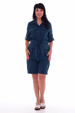 *Жакет женский Ф-7-02б (изумруд)